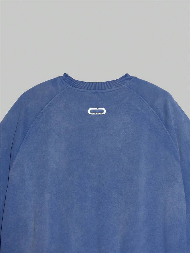 Men's Zebra Salt Print Pullover Sweatshirt, For Fall Winter