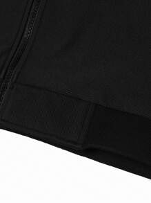 Manfinity Homme Men's Zip-Up Two Tone Casual Daily Fashionable Jacket