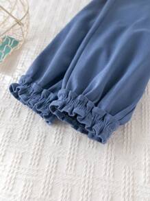 Cozy Pixies Baby Mädchen einfache Elastikbund Lässig Loose Hosen - marineblau - Übersicht 8