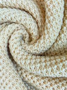 Flirla Große Größen Beliebter Pullover für Damen mit Farbblockstreifen und Knöpfen, Rundhalsausschnitt und Langarm, geeignet zum Layering oder als Oberbekleidung, für Zuhause und Outdoor-Anlässe