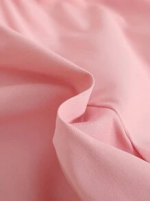 SHEIN Vintaside Kids 3 قطع/مجموعة بنطلونات بنات صغيرات ذات لون أحادي مزينة بفيونكة، مناسبة للخروجات اليومية، أنيقة في الربيع والخريف/الشتاء - متعدد الألوان - مشاهدة 7