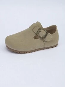 1 par de sandalias planas unisex amigables para niños, zapatos casuales para exteriores para niños, para primavera y otoño