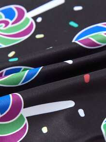 3pcs Pack Men's Fashionable Lollipop Print Boxers - Multicolor - View 4