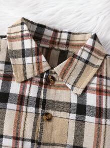 SHEIN Young Boy 3pcs Fashion Formal Shirt Set, Casual School Style Tops, Autumn - Multicolor - View 4