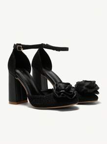 CUCCOO CHICEST 女士粉色时尚高跟鞋 - 黑色 - 查看 2