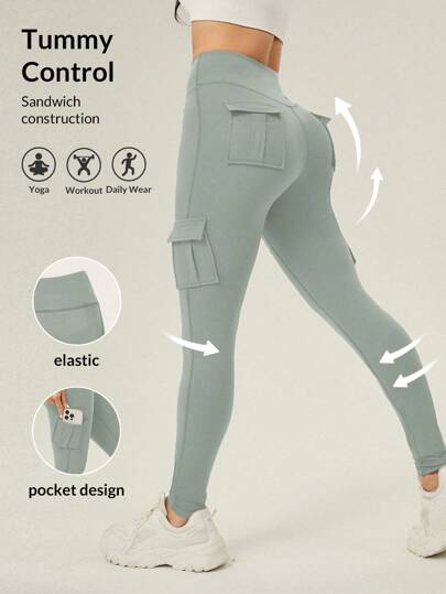 VARSITIE 女士休闲瑜伽运动紧身裤