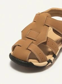 Cozy Pixies Comfortable Roman Style Beach Sandals For Boys - Brown - View 5