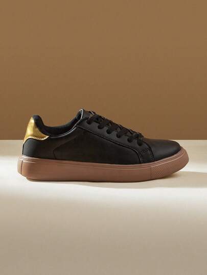 CUCCOO EASI 女士休闲滑板鞋，新款时尚圆头防滑防臭运动鞋，轻便软底百搭舒适跑鞋，工作鞋