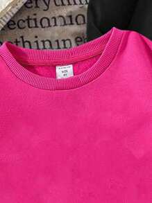thegypsygoddess Set de 3 piezas para niña preadolescente: sudadera de cuello redondo con estampado gráfico de cara sonriente y eslogan, de ajuste holgado y forro térmico, apta para otoño/invierno, vacaciones, Año Nuevo, primavera