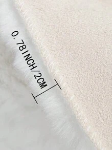 1pc Fluffy Plush Teddy Bear Shaped Soft, Fluffy And Easy-To-Clean Rug, Suitable For Bedroom, Living Room, Sofa, Coffee Table, Closet, Vanity Area, Tatami Room And Other Spaces, Cozy And Adorable Home Decor,Fall Decor,Autumn Decor,Room Decor