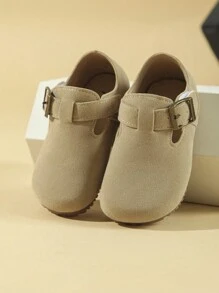 1 par de sandalias planas unisex amigables para niños, zapatos casuales para exteriores para niños, para primavera y otoño