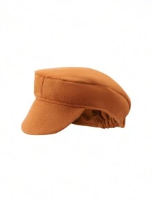 SHEIN 1 Set Baby Boy Warm Comfortable Casual British Style Gentleman Coat With Hat, Autumn/Winter - Brown - View 4