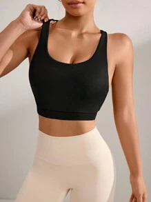 Slayoga Sexy Crisscross Back Yoga Sports Bra