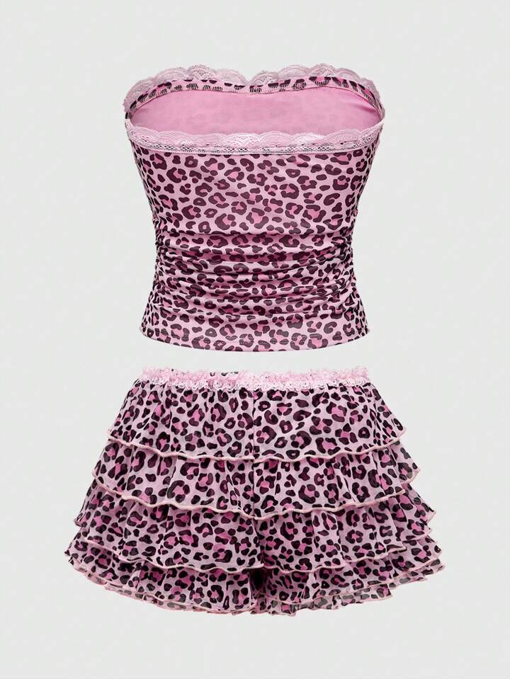 ★BABYLCLUB ★PINK LEOPARD TIGHT SKIRT Amazon.com: Pink Leopard Print Fashion Women's Basic Bodycon