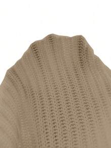 Flirla Cárdigan casual de mujer de manga larga y hombros caídos, de unicolor, para otoño/invierno