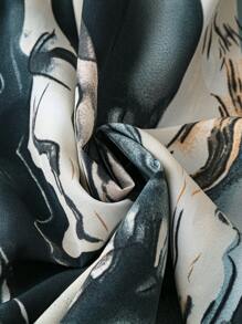 Rometta Plus Size Color Block Round Neck Long Sleeve Women's Summer Blouse Fall Cloth For Women - Multicolor - View 6