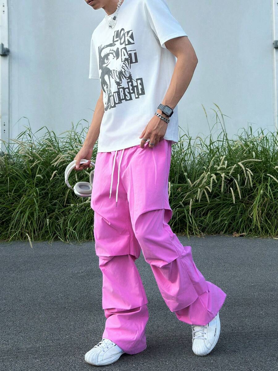 Mainfolk 2pcs Men Y2K Clothes Funny Casual Fit High Street Vintage ...