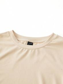 Modmama 3pcs Maternity Casual Round Neck Long Sleeve Fitted T-Shirt Set - Apricot - View 13