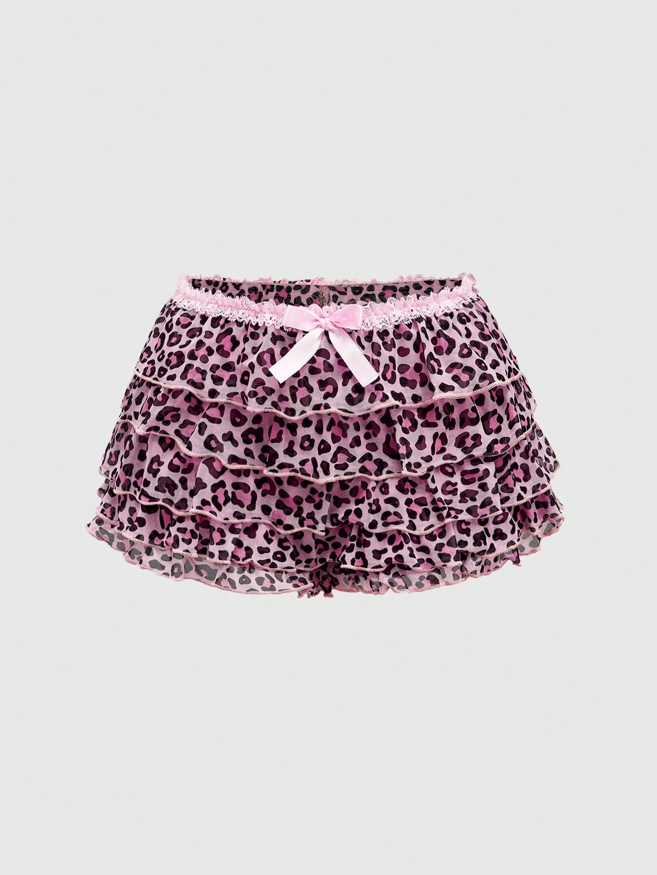 パンツ 9090 Micro Short Black Pink Leopard Leopard Ladies Shorts | Pink | PWC Jetski Ride & Race Apparel