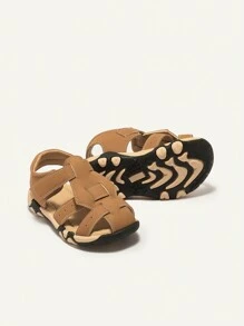 Cozy Pixies Comfortable Roman Style Beach Sandals For Boys - Brown - View 4