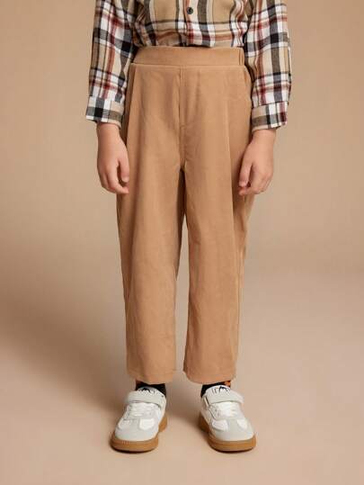 PrepCrw Young Boys Casual Solid Color Tapered Pants