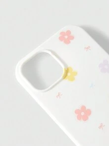 ROMWE Kawaii Ốp lưng điện thoại in hoa, tương thích với iPhone - Nhiều màu - Xem 2