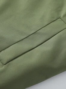 Manfinity Sport Corelite Boyfriend Style Men's Casual Contrast Color Block Hooded Padded Sport Jacket