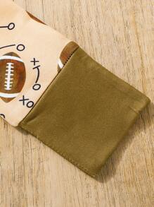 1pc Baby Boys' Long Sleeve Ball Pattern Zipper Romper - Multicolor - View 5