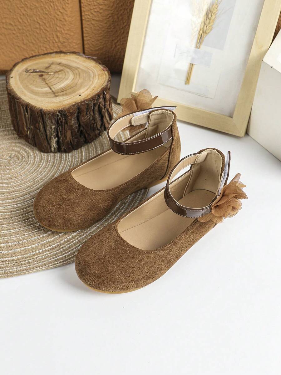 New Autumn Little Girls Fashion Flats Dance Party Imitation Leather Shoes, Suitable For Outdoor, Party, Casual Wear, Dancing, Comfortable Outdoor Shoes For Girls