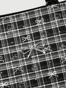 ROMWE Kawaii Luxury High Capacity Multi-Function Tote Shoulder Bag