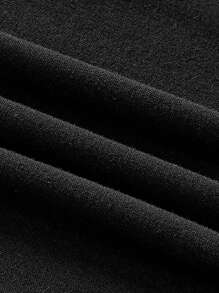 SHEIN EZwear 2pcs/Set Women Beige & Black Crew Neck Form-Fitting Long Sleeve Layering T-Shirt Set, Suitable For Spring Autumn Winter