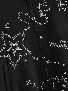 Our Grunge Punk Oversized Street-Style Japanese Emoticon