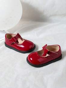 Scarpe piatte con punta rotonda e fiocco, carine, adatte per ragazze, per primavera/autunno
