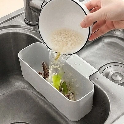 1pc Kitchen Sink Drain Basket, Sink Hanger,Multi-Functional Card Slot Kitchen Sink Strainer, Food And Vegetable Wash And Drain Basket Christmas For Holiday Gift Giving, Kitchen