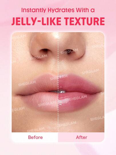 Jelly Wow Tinted Lip Oil-Pinky Swear Moisturizing Lip Gloss High-Shine Glossy Glow Non-Sticky Lip Care Hydrating Sleep Mask Lip Makeup Graduation Birthday Holiday Summer Fall Autumn Y2K Fancy Fashion Women Makeup Cosmetic Party Beach Travel Camping Outdoors School Campus Trip Festivals Decor Gift Present Rose Girl Cosplay Best Color Charm Vibe
