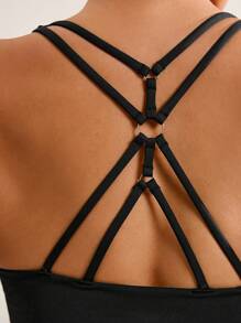 Slayoga Sexy Crisscross Back Yoga Sports Bra