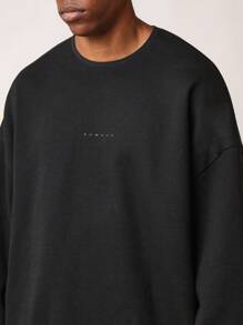 SUMWON Premium Essential Sweatshirt Streetwear Minimalist Loose Fit Heavyweight Cotton Blend Casual Daily Comfort Fall Winter Spring Athleisure