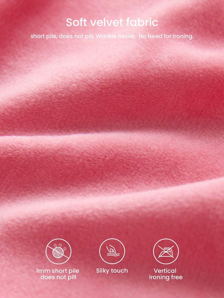 Bata de terciopelo rosa ropa de dormir Kimono suave Albornoz de spa de larga duración Ropa de estar en casa ligera