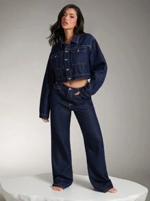 Denimoi Premium Denim Baggy Straight Leg Jeans