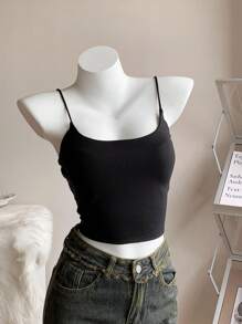 Comfortcana Women's Solid Color With Padded Camisole, Summer