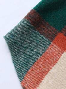 Áo khoác nữ cỡ lớn thời trang giản dị có túi nút, cho mùa đông - Nhiều màu - Xem 5