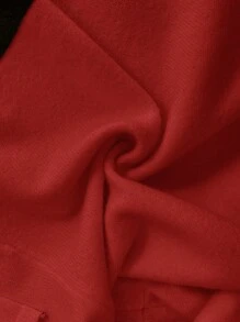 SHEIN Clasi Áo khoác cardigan cổ chữ V bó sát màu đen trắng cổ điển mùa đông dành cho nữ, trang trí nút ngọc trai giả thanh lịch, phù hợp để đi làm, mua sắm, nghỉ dưỡng, ăn trưa, hẹn hò và tiệc tùng. Sự kiện trở lại trường theo phong cách Coco - Gỗ đỏ - Xem 7