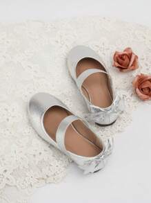 Zapatos planos de moda para niños, nuevos mocasines con lazo para niñas, zapatos de otoño para niñas