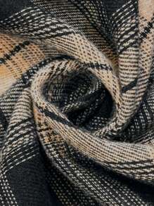 SHEIN Clasi 女士棉质格子衬衫裙，秋冬