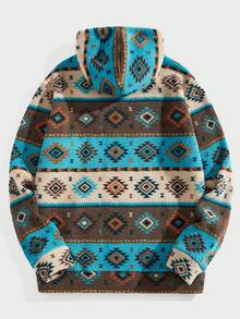 GENTILAND Áo nỉ trùm đầu dài tay in họa tiết len mềm mại cho nam, phù hợp cho mùa thu đông - Nhiều màu - Xem 2