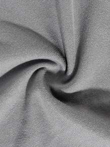 3pcs Solid Color Men's Pants With Letter Woven Waistband - Multicolor - View 5