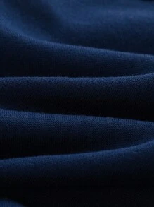 Cozy Pixies 2pcs Baby Boy Contrast Color Knit Soft Crew Neck Long Sleeve Pullover Sweatshirt And Jogger Pants Set, Winter Clothes - Multicolor - View 3