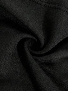 4pcs/Set Men Letter Waistband Solid Color Harem Pants - Multicolor - View 5