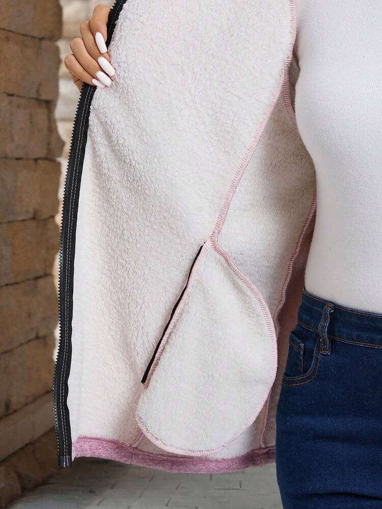 Plus Size Thermal Fuzzy Coats  Women Clothes Fall Autumn,Spring