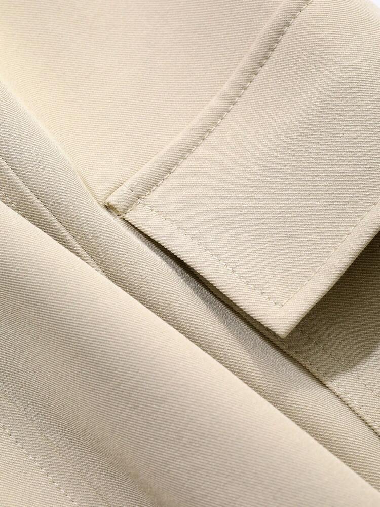 Casual Versatile Solid Color Multi Pocket Loose Straight Leg Pants For Men, Autumn Men Joggers